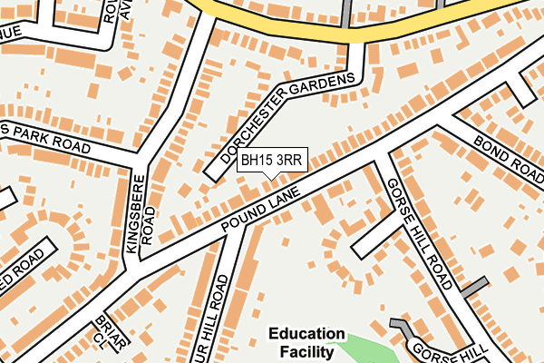 BH15 3RR map - OS OpenMap – Local (Ordnance Survey)