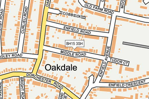 BH15 3SH map - OS OpenMap – Local (Ordnance Survey)