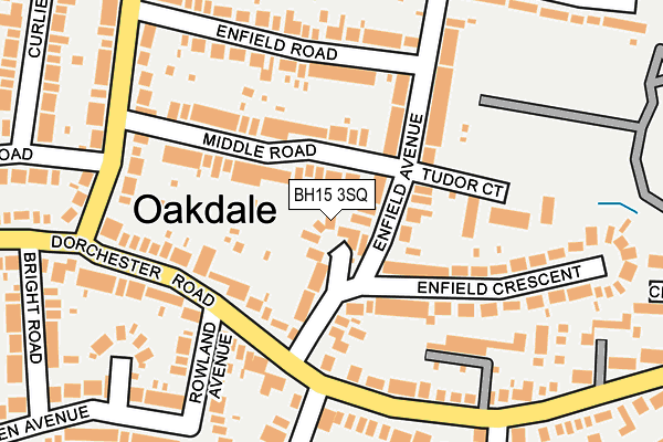 BH15 3SQ map - OS OpenMap – Local (Ordnance Survey)