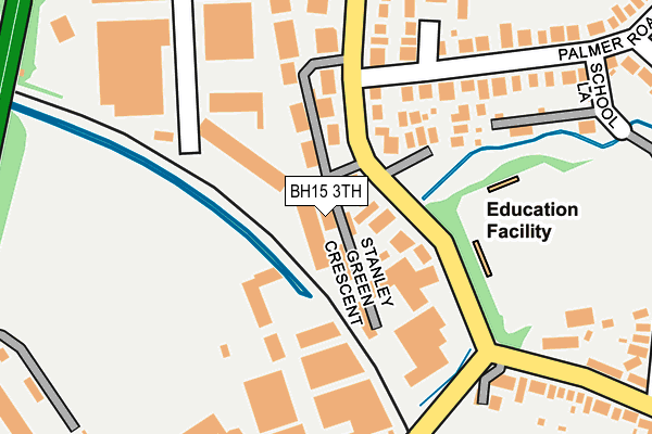 BH15 3TH map - OS OpenMap – Local (Ordnance Survey)