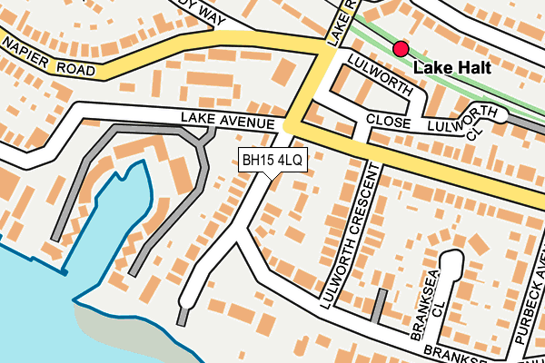 BH15 4LQ map - OS OpenMap – Local (Ordnance Survey)