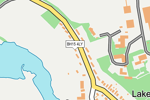 BH15 4LY map - OS OpenMap – Local (Ordnance Survey)