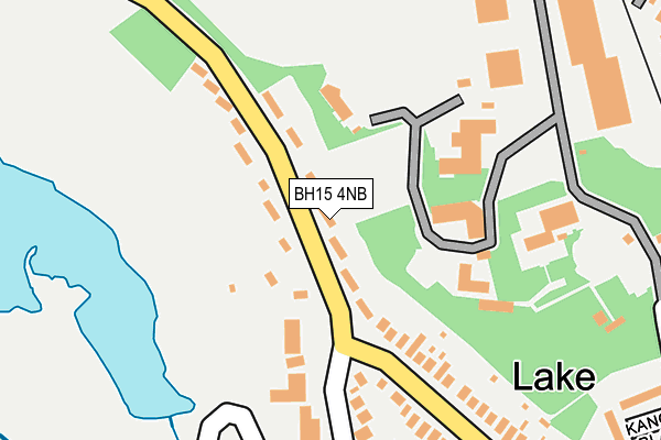 BH15 4NB map - OS OpenMap – Local (Ordnance Survey)