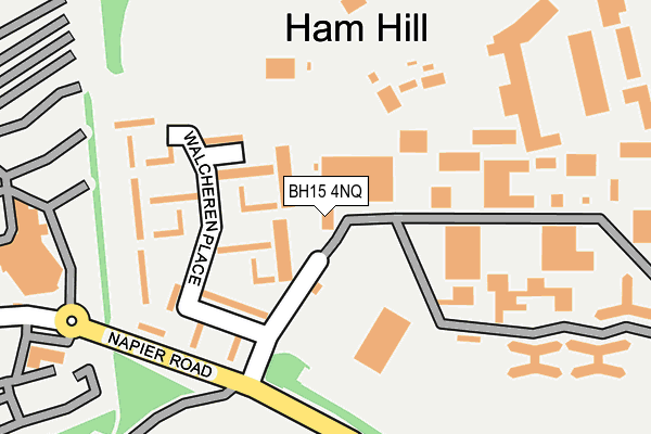 BH15 4NQ map - OS OpenMap – Local (Ordnance Survey)