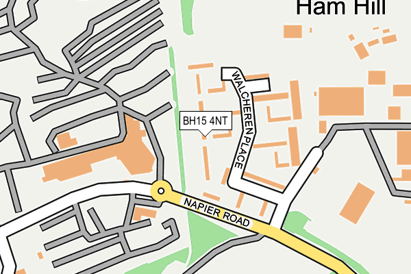 BH15 4NT map - OS OpenMap – Local (Ordnance Survey)