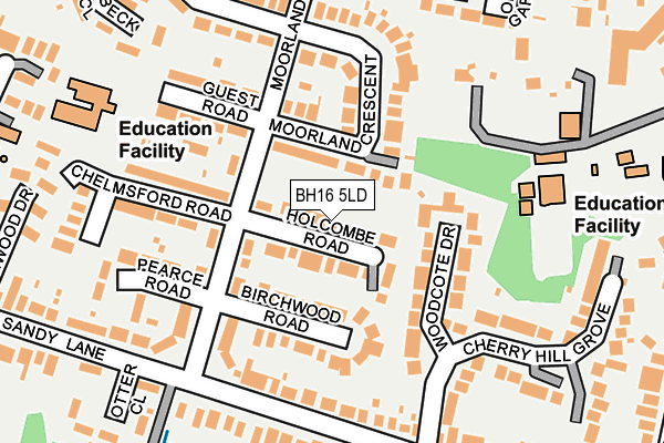 Map of HOLCOMBE FLATS (MANAGEMENT) LIMITED at local scale