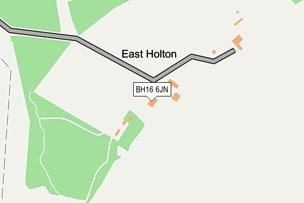 BH16 6JN map - OS OpenMap – Local (Ordnance Survey)