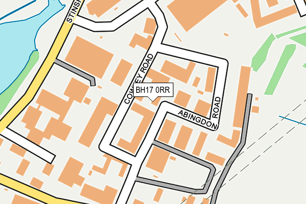 BH17 0RR map - OS OpenMap – Local (Ordnance Survey)