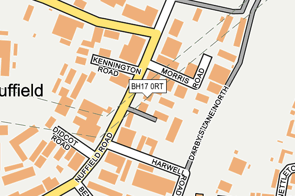 BH17 0RT map - OS OpenMap – Local (Ordnance Survey)