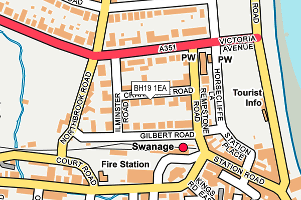 Map of ASHLEY HOUSE (SWANAGE) MANAGEMENT COMPANY LIMITED at local scale