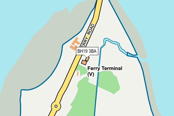 Map of THE SHELL BAY CAFE LIMITED at local scale