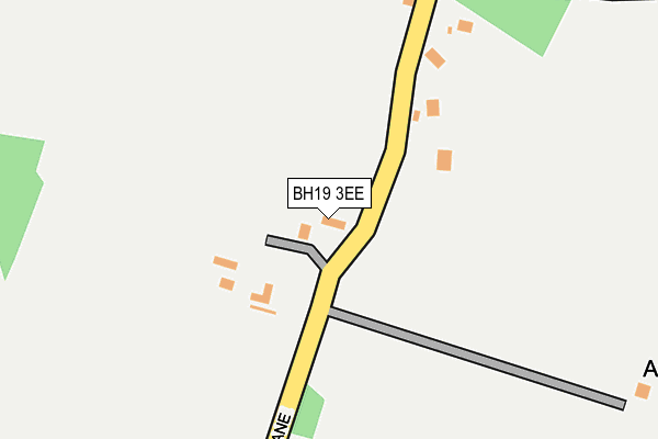 BH19 3EE map - OS OpenMap – Local (Ordnance Survey)