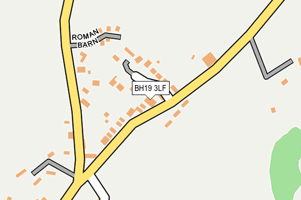 BH19 3LF map - OS OpenMap – Local (Ordnance Survey)
