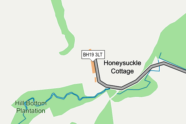 BH19 3LT map - OS OpenMap – Local (Ordnance Survey)