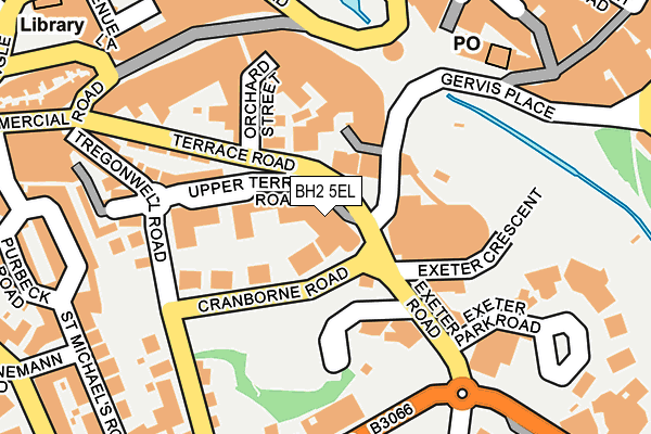 BH2 5EL map - OS OpenMap – Local (Ordnance Survey)