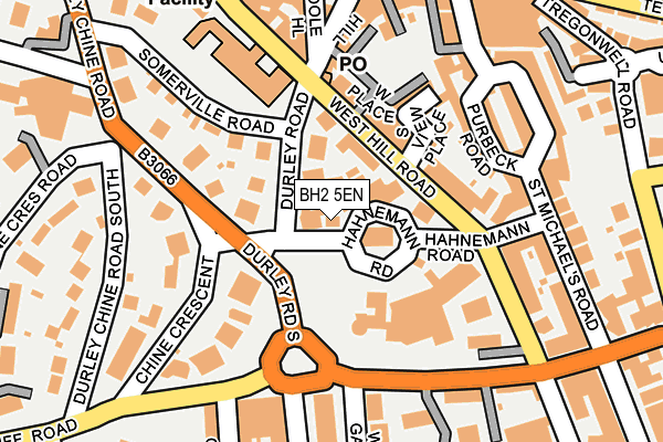 BH2 5EN map - OS OpenMap – Local (Ordnance Survey)