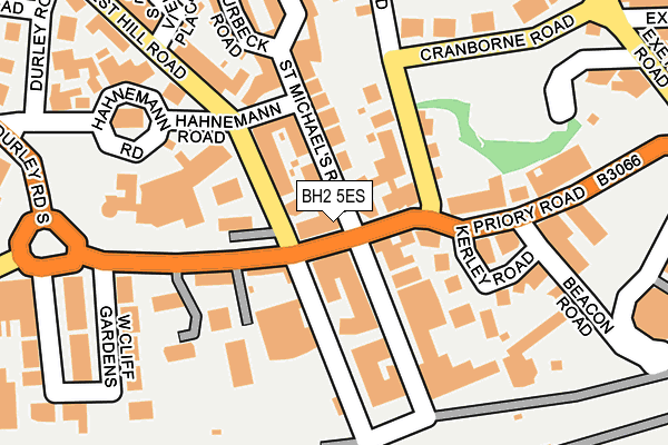 BH2 5ES map - OS OpenMap – Local (Ordnance Survey)