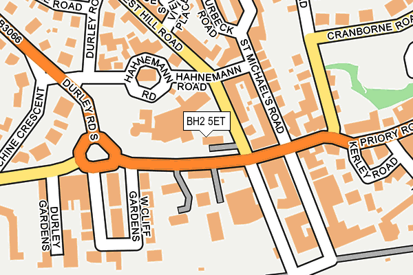 BH2 5ET map - OS OpenMap – Local (Ordnance Survey)