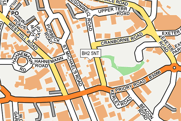 BH2 5NT map - OS OpenMap – Local (Ordnance Survey)