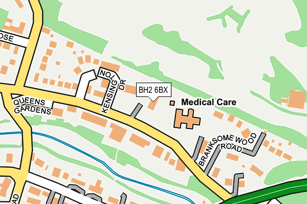 Map of TRIANGLE BARS LIMITED at local scale