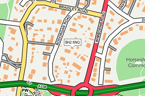 BH2 6NQ map - OS OpenMap – Local (Ordnance Survey)