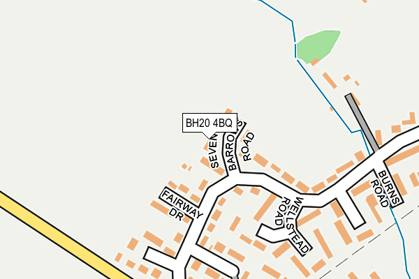 BH20 4BQ map - OS OpenMap – Local (Ordnance Survey)