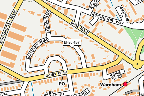 BH20 4BY map - OS OpenMap – Local (Ordnance Survey)