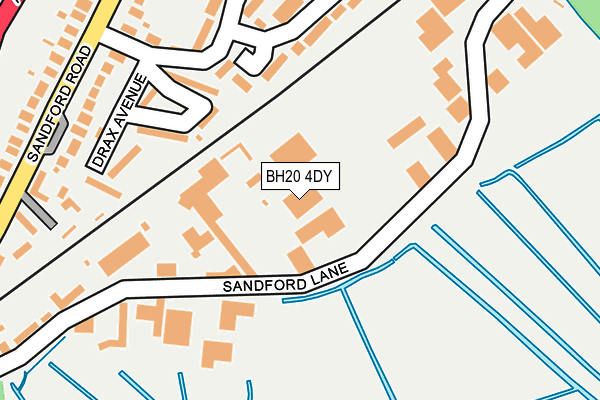 BH20 4DY map - OS OpenMap – Local (Ordnance Survey)