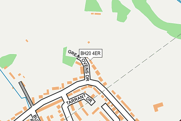 BH20 4ER map - OS OpenMap – Local (Ordnance Survey)