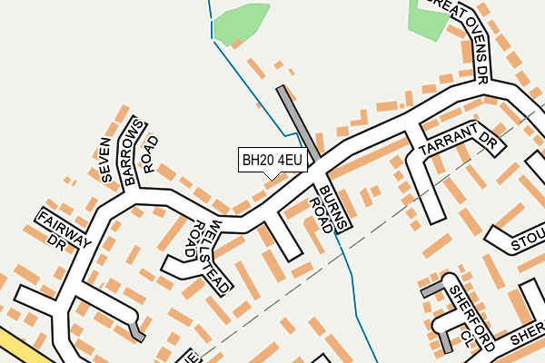 BH20 4EU map - OS OpenMap – Local (Ordnance Survey)