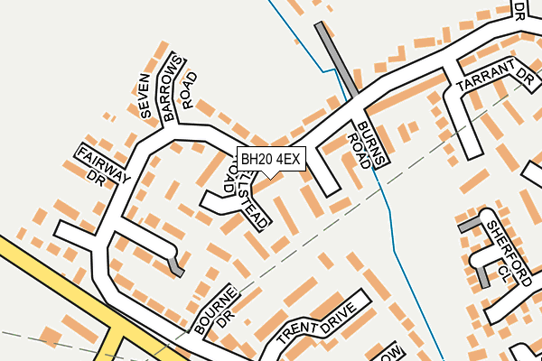 BH20 4EX map - OS OpenMap – Local (Ordnance Survey)
