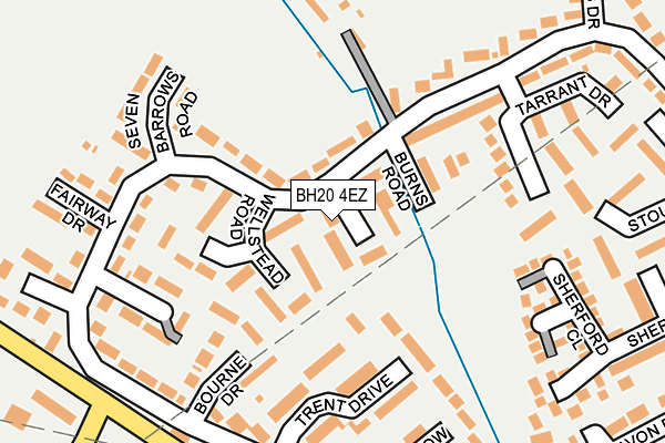 BH20 4EZ map - OS OpenMap – Local (Ordnance Survey)