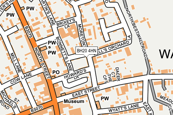 BH20 4HN map - OS OpenMap – Local (Ordnance Survey)