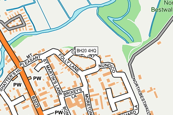 BH20 4HQ map - OS OpenMap – Local (Ordnance Survey)
