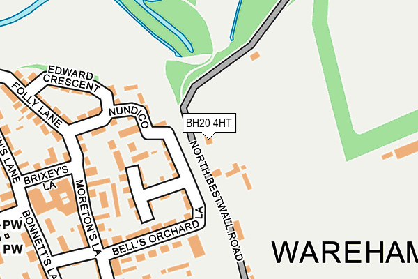 BH20 4HT map - OS OpenMap – Local (Ordnance Survey)