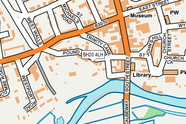 BH20 4LH map - OS OpenMap – Local (Ordnance Survey)