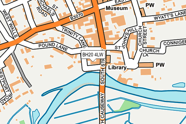 BH20 4LW map - OS OpenMap – Local (Ordnance Survey)