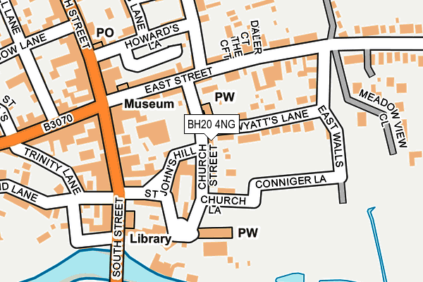 BH20 4NG map - OS OpenMap – Local (Ordnance Survey)