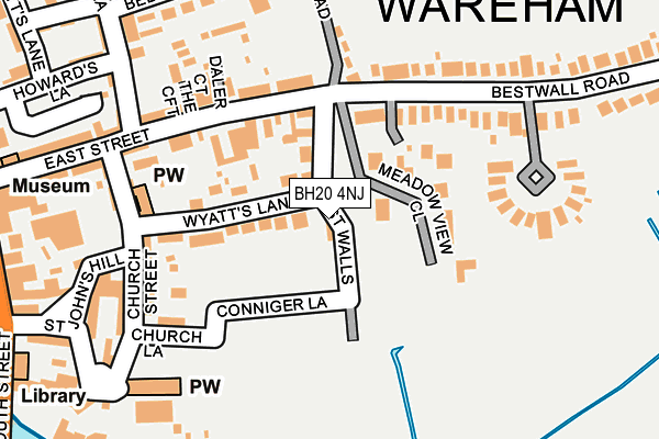 BH20 4NJ map - OS OpenMap – Local (Ordnance Survey)