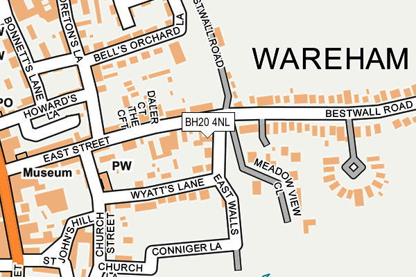 BH20 4NL map - OS OpenMap – Local (Ordnance Survey)