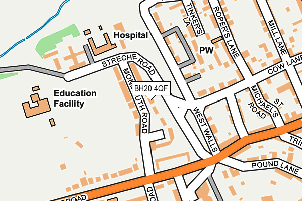 Map of FXR HEATING & PLUMBING LTD at local scale