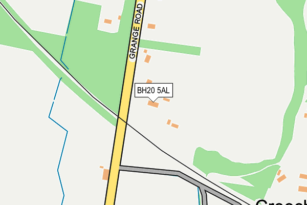 BH20 5AL map - OS OpenMap – Local (Ordnance Survey)
