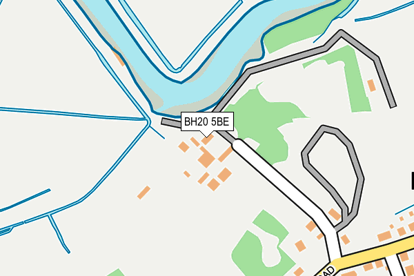 BH20 5BE map - OS OpenMap – Local (Ordnance Survey)