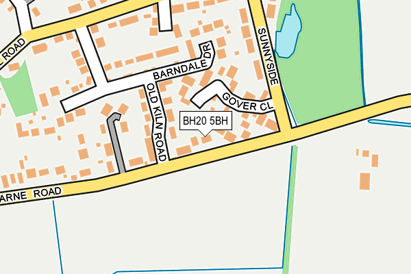 BH20 5BH map - OS OpenMap – Local (Ordnance Survey)