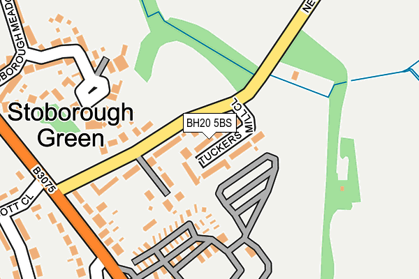 BH20 5BS map - OS OpenMap – Local (Ordnance Survey)