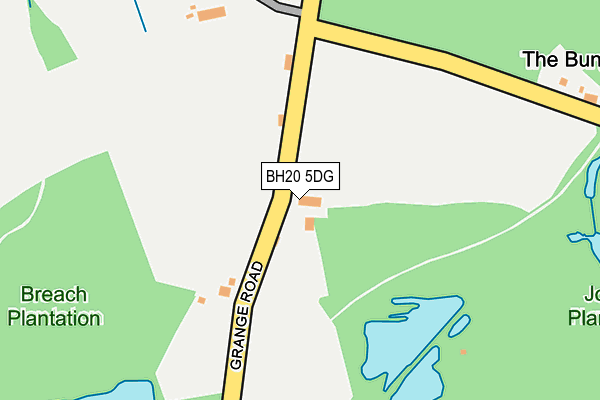 BH20 5DG map - OS OpenMap – Local (Ordnance Survey)