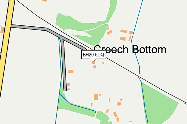 BH20 5DQ map - OS OpenMap – Local (Ordnance Survey)
