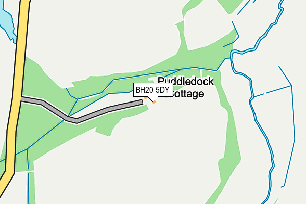 BH20 5DY map - OS OpenMap – Local (Ordnance Survey)