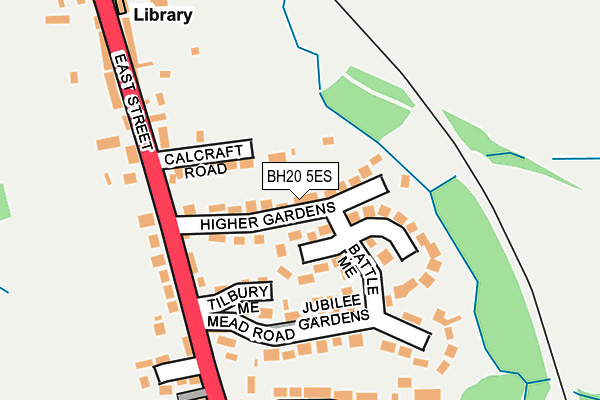 Map of WITHERS PARKE LIMITED at local scale