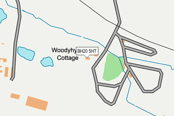 BH20 5HT map - OS OpenMap – Local (Ordnance Survey)
